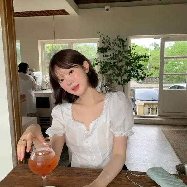 [BUNJANG] Sobbeshop Bloom Blouse / 소버샵 블룸 블라우스 새상품