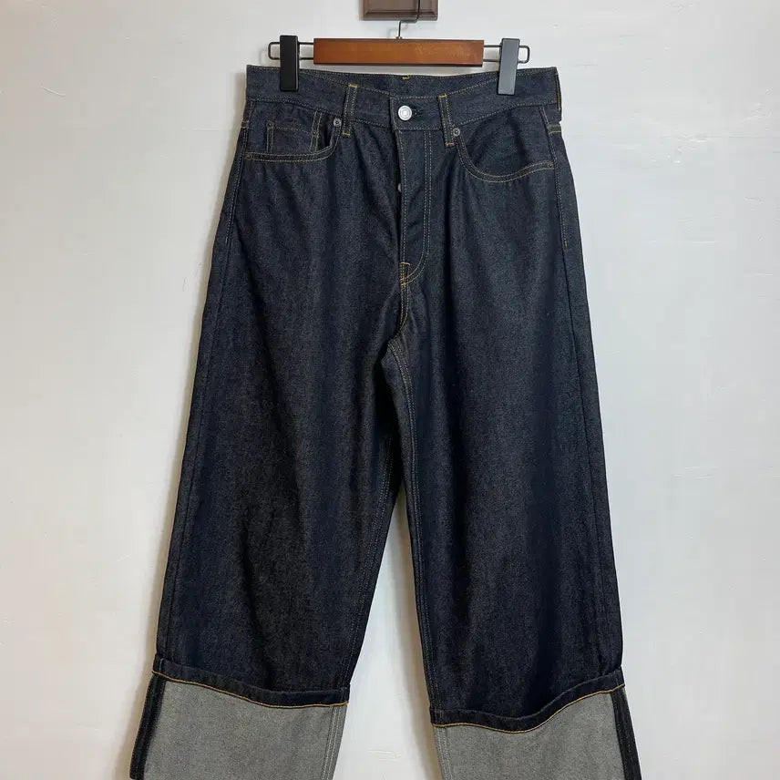 [BUNJANG] COS Facade Turn-Up Straight Leg Jeans / 코스 파사드 턴업 스트레이트 레그 진 [ 29 ]