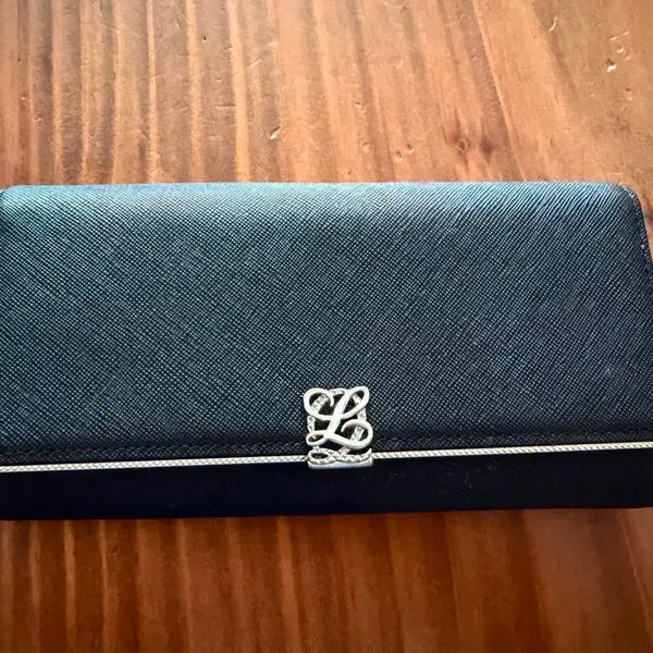 [BUNJANG] Louis Quatorze Saffiano Leather Long Wallet / 루이까또즈 사피아노 가죽 장지갑 (상태 좋아요)