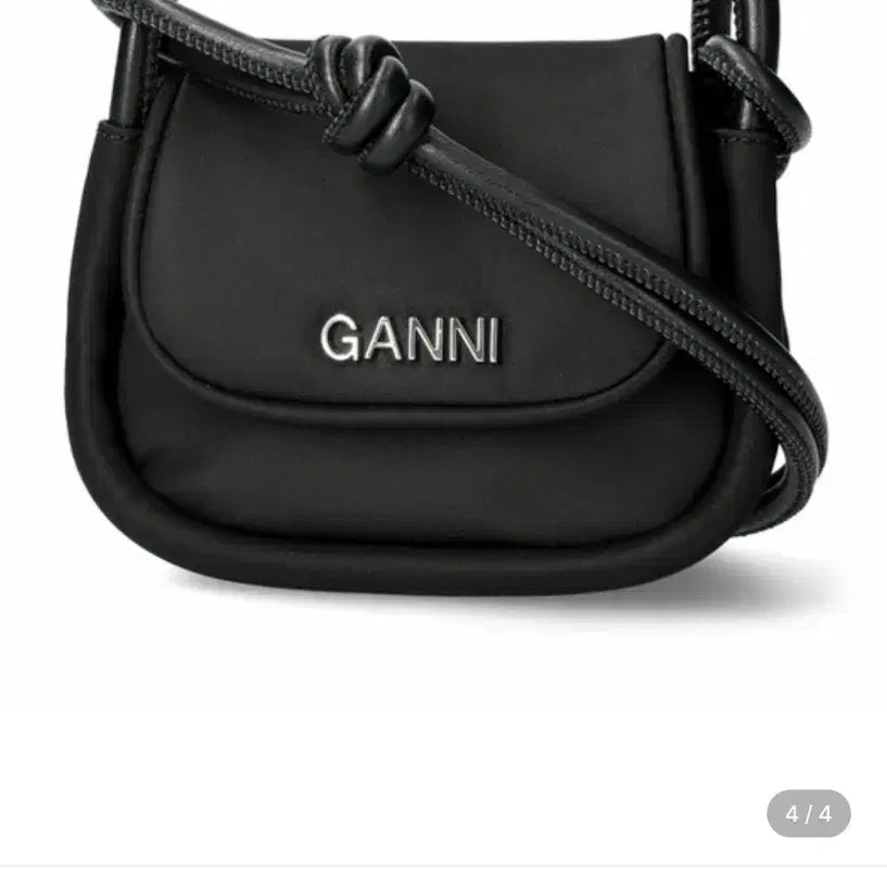 [BUNJANG] GANNI Mini Flap Shoulder Bag / 가니 미니 플랩 오버 숄더백