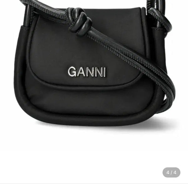 [BUNJANG] GANNI Mini Flap Shoulder Bag / 가니 미니 플랩 오버 숄더백