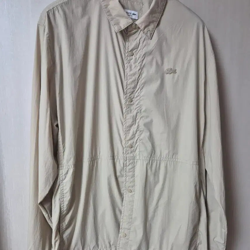 [BUNJANG] Lacoste Nylon Woven Jacket Shirt Outer Shirt Size 105 / 라코스테 나일론 우븐 자켓 셔츠  아우터형 셔츠 105