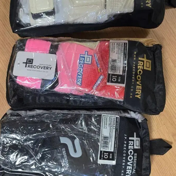 [BUNJANG] Precovery Goalkeeper Gloves 3-Set (Size 10) / 오늘 거래시 파격 할인 프리커버리 골키퍼 장갑 3종 세트 10호