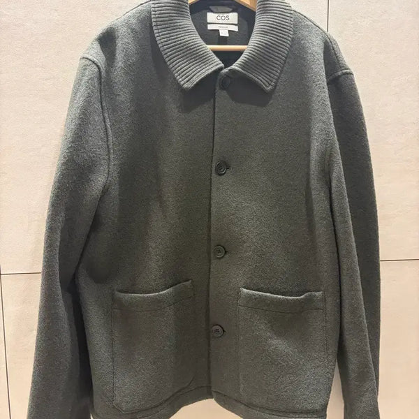 [BUNJANG] COS Wool Jacket-Style Cardigan Khaki L / COS 울 자켓형 가디건 L사이즈 카키
