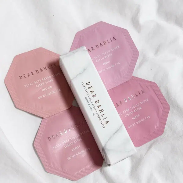 [BUNJANG] Dear Dahlia Petal Drop Liquid Blush - Barey (Sealed) Bundle Set / 선착1분! 디어달리아 블러셔 베어리 미개봉+베어리/소프티/멜로우/피오니 4색상 일괄 득템! 올리브영 리퀴드 크림 블러쉬 치크 화장품