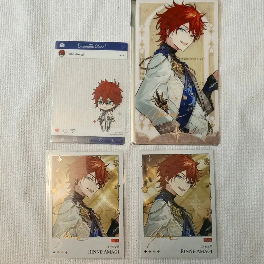 [BUNJANG] Ensemble Stars Rinnne Polaroid Lucky Draw Set / 앙스타 앙상블스타즈 모펀 린네 폴라로이드 7특전 드림클카 세트 팝니다