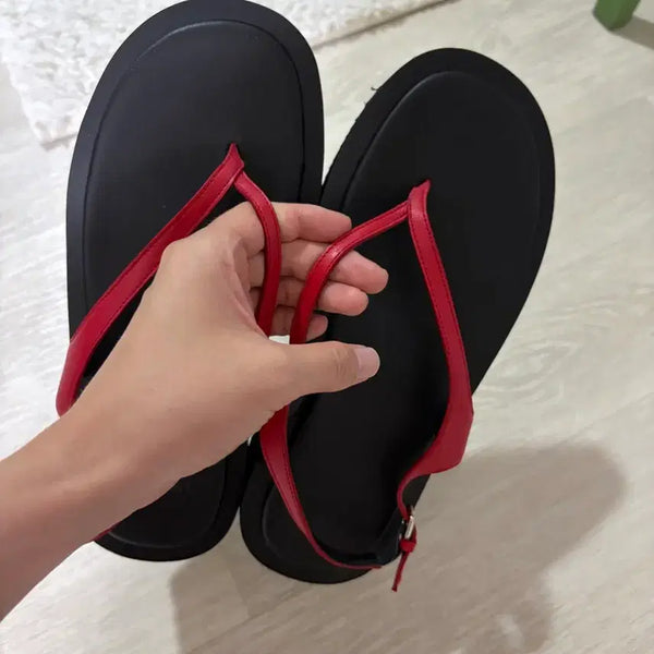 [BUNJANG] Urbane30 Cloudy Sandals Red 245 / 얼바닉30 클라우디 샌들 (레드, 245)