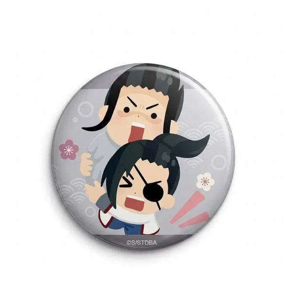 [BUNJANG] Gintama Illustration Ya Pin Badge Cubay / 은혼 이라스토야 핀뱃지 큐베