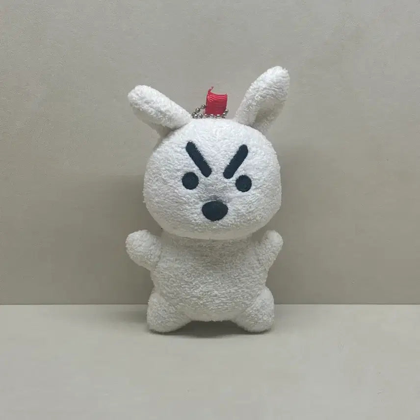 [BUNJANG] Angry Rabbit Plush Keychain / 화난 토끼 인형 키링