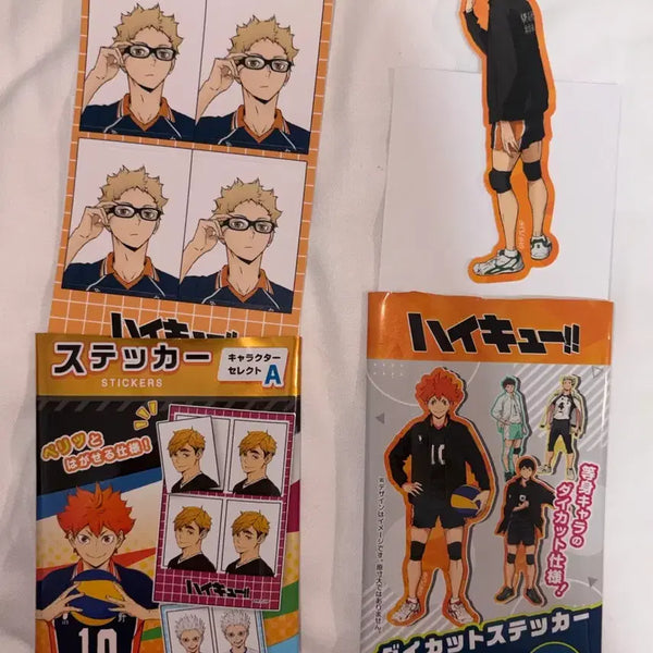 [BUNJANG] Haikyuu!! Tsukishima Proof Photo Sticker Set / 하이큐 다이소 증명사진 스티커 츠키시마