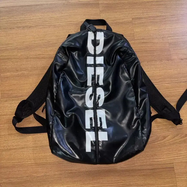 [BUNJANG] Diesel Leather Backpack Black / Diesel 백팩 레더