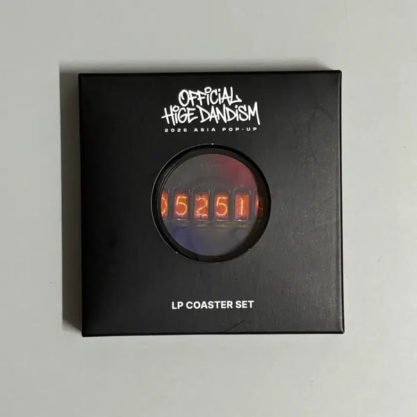 [BUNJANG] Official Higedanism 2026 Asia Pop-Up LP Coaster Set / 오피셜 히게단디즘 2026 아시아 팝업 LP 코스터 세트