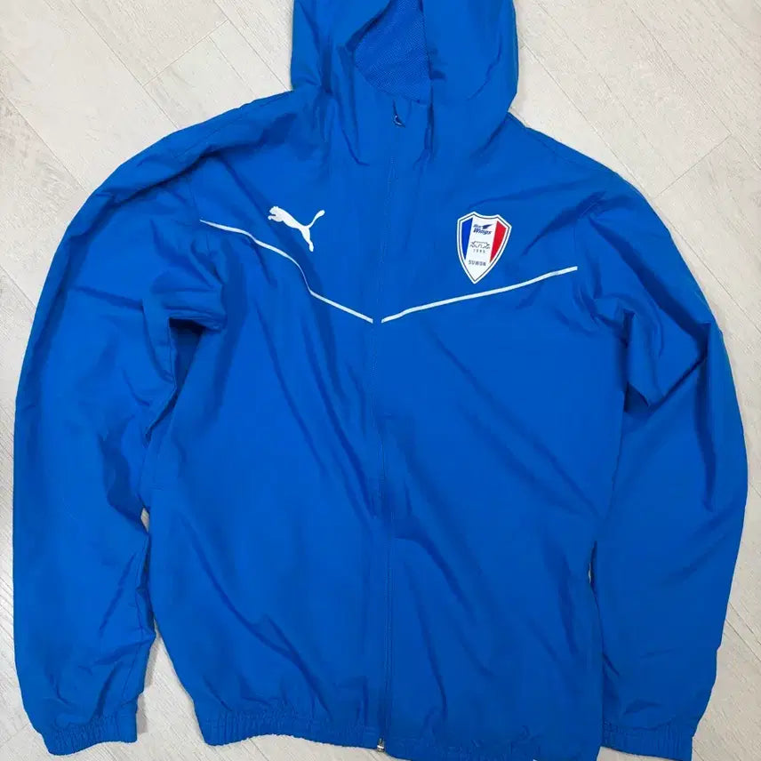 [BUNJANG] Puma Soccer Training Jacket Blue Windbreaker / 푸마 축구 트레이닝 자켓 블루 바람막이