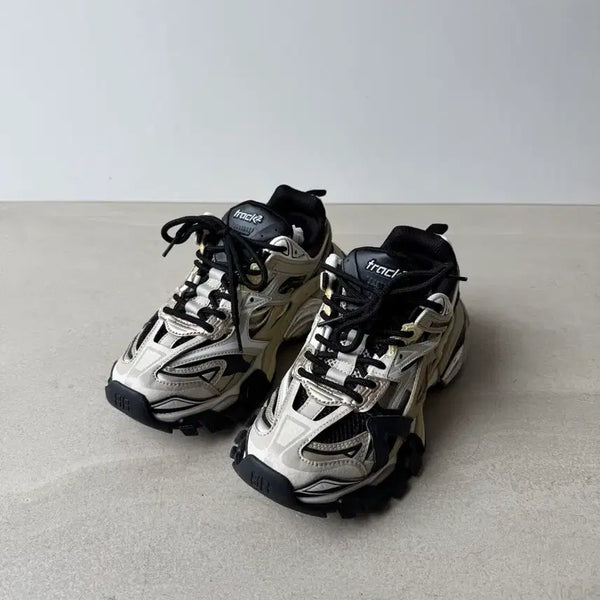 [BUNJANG] Balenciaga Track.2 Beige/Black Sneakers / 발렌시아가 트랙2  베이지 / 블랙 230