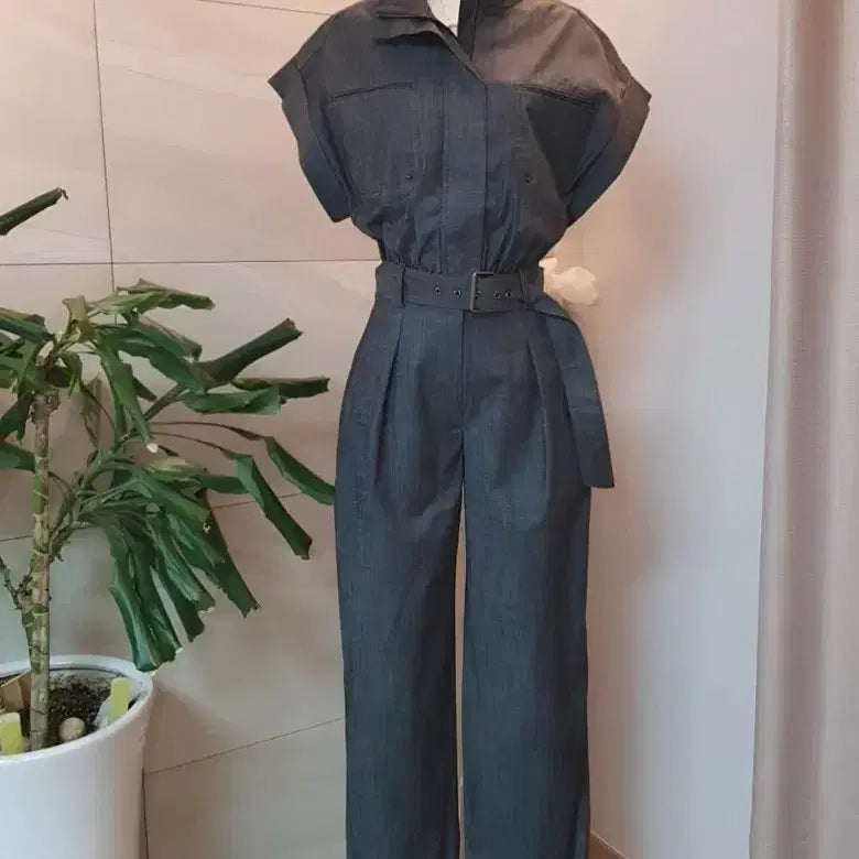 [BUNJANG] MICHAA 2024 Denim Jumpsuit / 24년 미샤 데님 점프슈트
