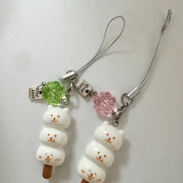 [BUNJANG] Dango Phone Charm Set (2 pcs) / 2개세트 당고 핸드폰고리