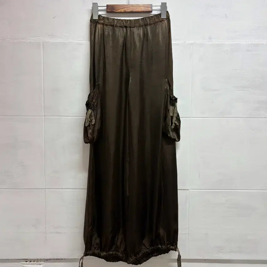 [BUNJANG] 2005 Comme des Garçons Satin Cargo String Pants / 2005 Comme des garcons 세틴 카고 스트링 패츠 JPN