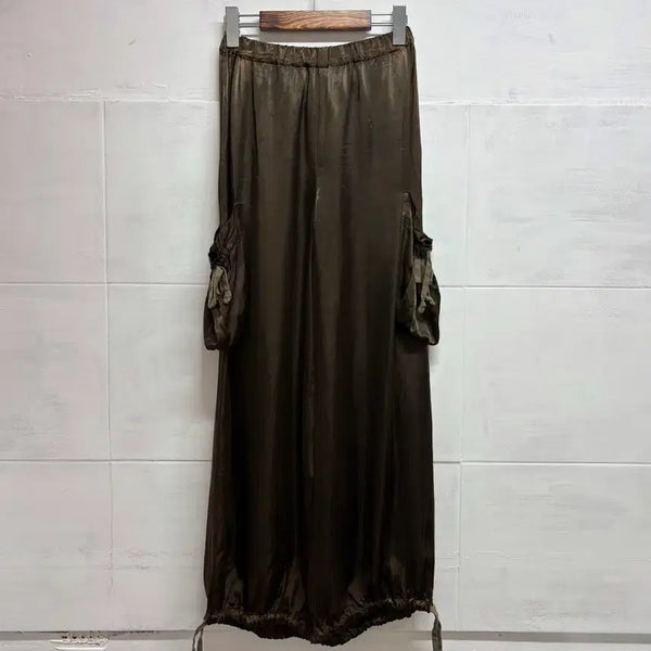 [BUNJANG] 2005 Comme des Garçons Satin Cargo String Pants / 2005 Comme des garcons 세틴 카고 스트링 패츠 JPN
