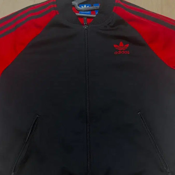 [BUNJANG] Adidas Europa Jersey Rare Red/Black / 아디다스 유로파 져지 희귀 빨검 90