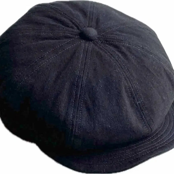[BUNJANG] CA4LA Gatsby Wool 6-Panel Newsboy Cap - Black (M) / [M] CA4LA 카시라 개츠비 울 6패널 뉴스보이 캡 블랙