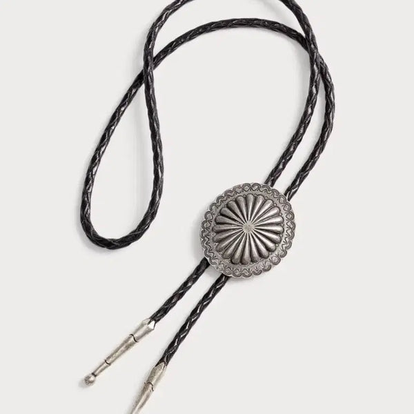 [BUNJANG] RRL Braided Leather Bolo Tie / RRL 브레이디드 레더 볼로 타이