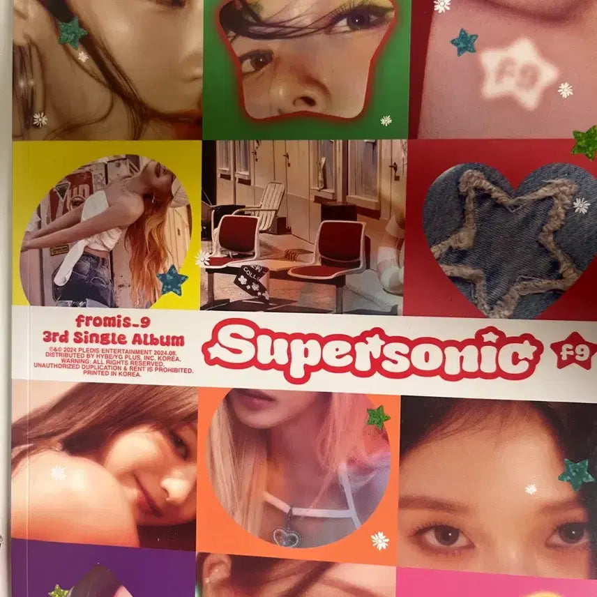 [BUNJANG] fromis_9 Supersonic Album Heat Version / 프로미스나인 슈퍼소닉 Supersonic 앨범 Heat 버전