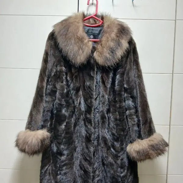 [BUNJANG] Jindo Mink Half Coat Size 77 / 진도 밍크하프코트 77
