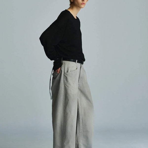 [BUNJANG] Anselm Wide Chino Slacks Gray Size 1 / 26SS 안셀름 와이드 치노 슬랙스 그레이 1