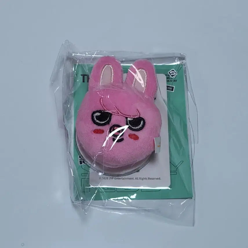 [BUNJANG] Stray Kids Disc & That Popup MD Plush Magnetic Holder Griptok Dwaekki / 포카O 스키즈 디스앤댓 팝업 엠디 굿즈 플러시 마그네틱 홀더 그립톡 돼끼