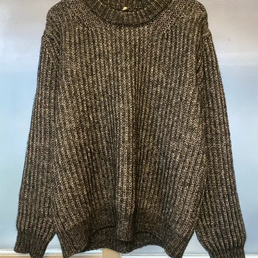 [BUNJANG] Sunflower Alpaca Knit Sweater / 선플라워 알파카 니트 L