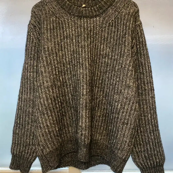[BUNJANG] Sunflower Alpaca Knit Sweater / 선플라워 알파카 니트 L