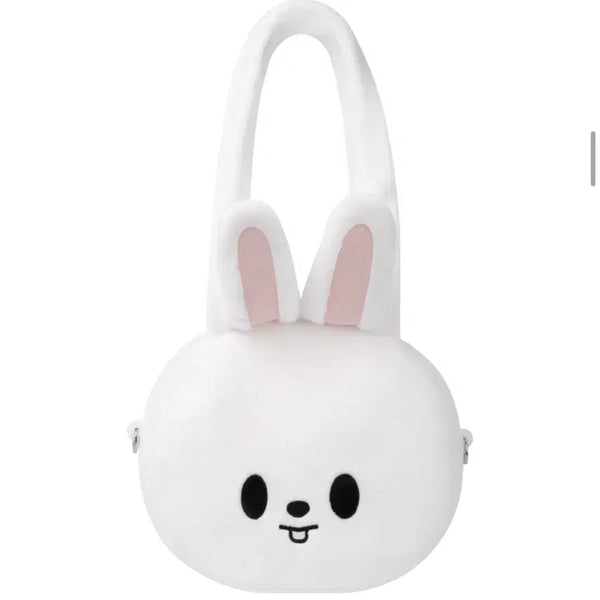 [BUNJANG] Stray Kids Skzoo Rabbit Face Shoulder Bag / 스키즈 굿즈 스키주 리빗 페이스 숄더백 미사용