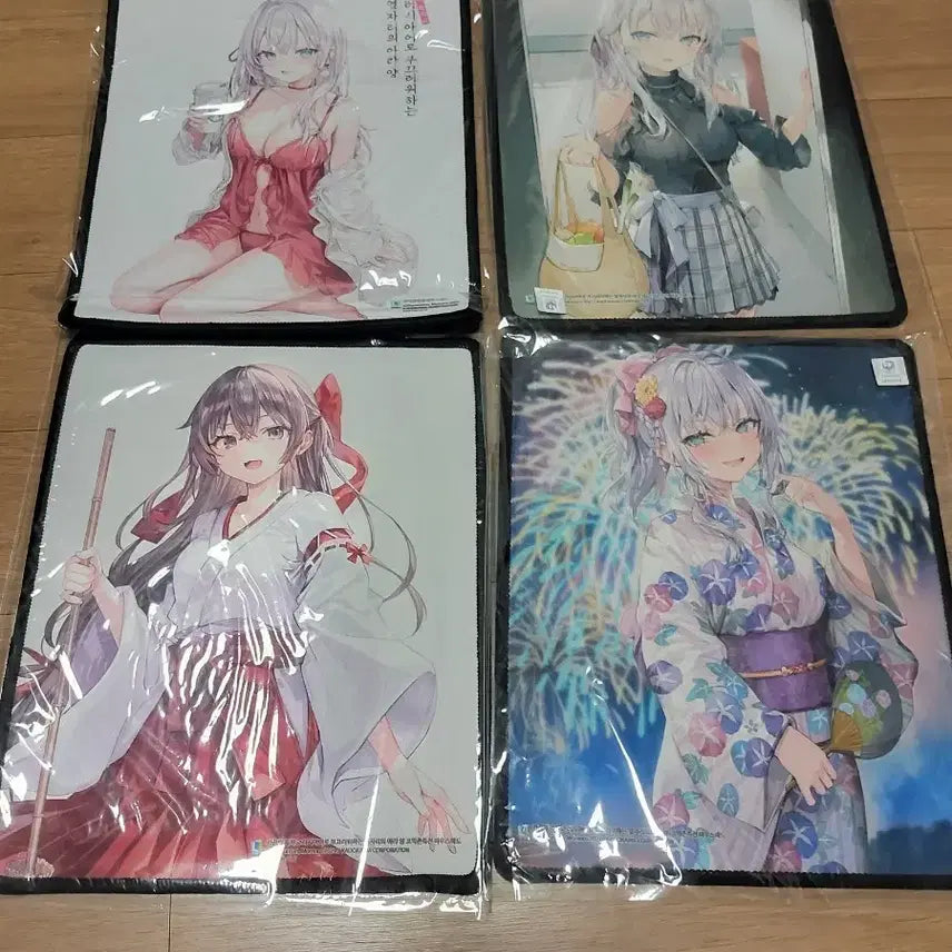 [BUNJANG] My Neighbor Seki Alya Mousepad Bundle Set / 가끔씩 툭하고 러시아어로 부끄러워하는 옆자리 아랴양 마우스패드 일괄