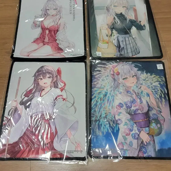 [BUNJANG] My Neighbor Seki Alya Mousepad Bundle Set / 가끔씩 툭하고 러시아어로 부끄러워하는 옆자리 아랴양 마우스패드 일괄