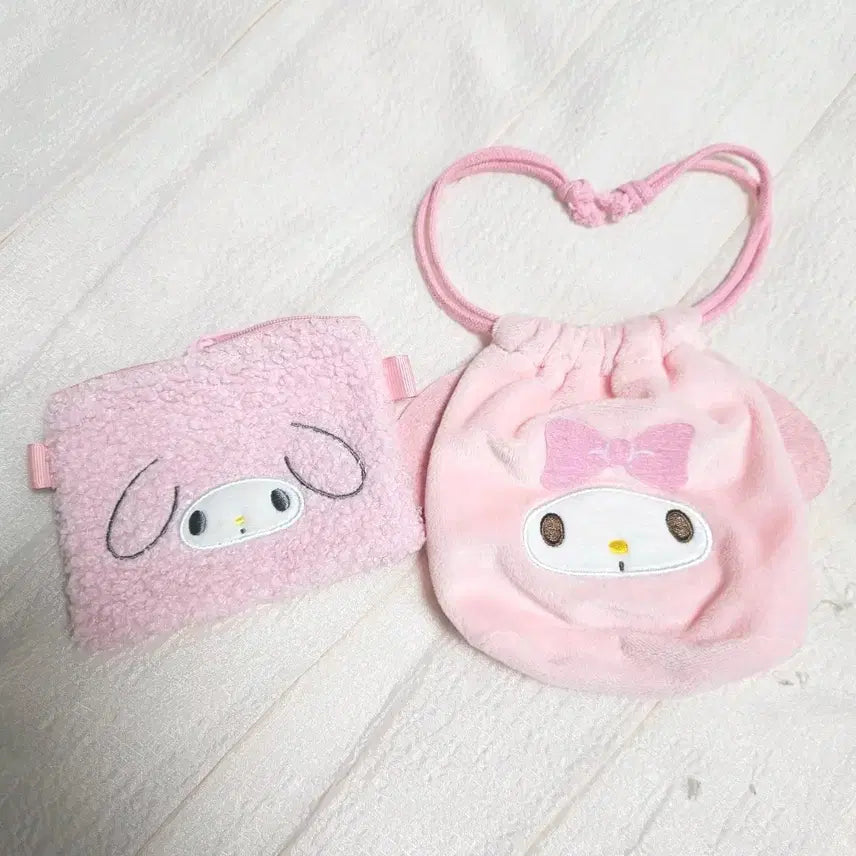[BUNJANG] Sanrio My Melody Pink Pouch Bundle Set / 산리오 마이멜로디 파우치 일괄
