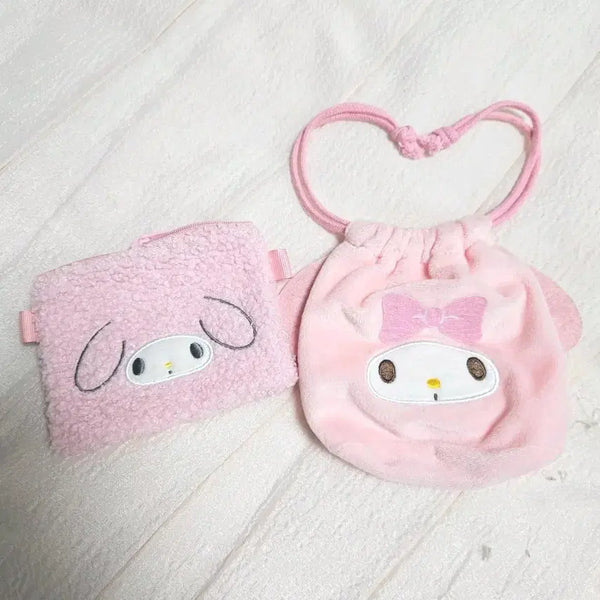 [BUNJANG] Sanrio My Melody Pink Pouch Bundle Set / 산리오 마이멜로디 파우치 일괄