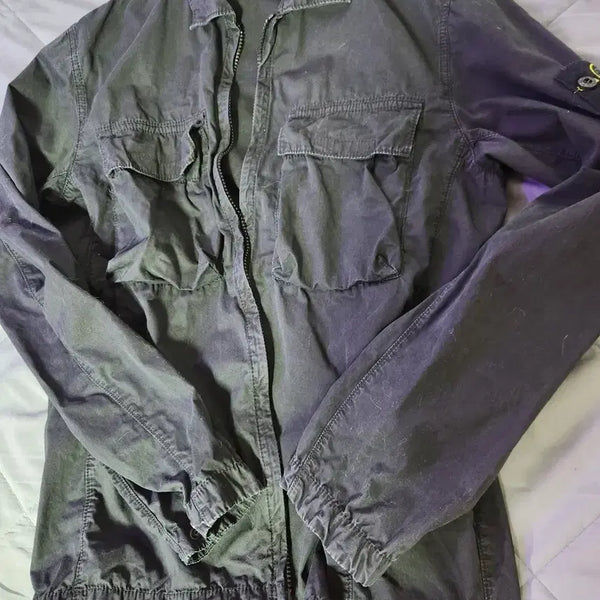 [BUNJANG] Stone Island 22SS Old Effect Overshirt Black M / (명작) 스톤아일랜드 22ss 올드이펙트 오버셔츠 블랙 [정품/M]