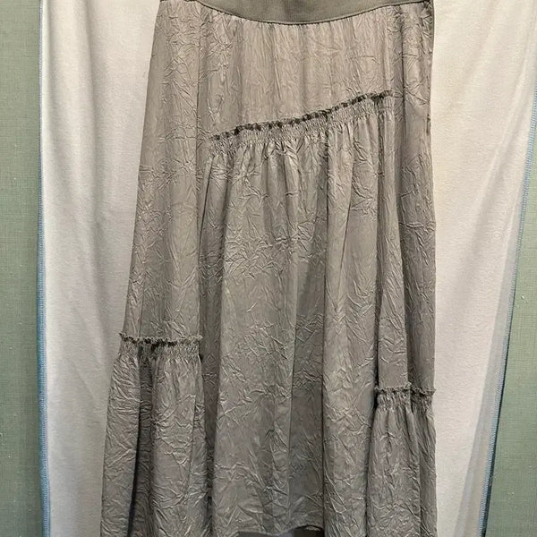 [BUNJANG] SJSJ Shirring Crinkle Long Skirt / 한섬 SJSJ 셔링 크링클 롱 스커트