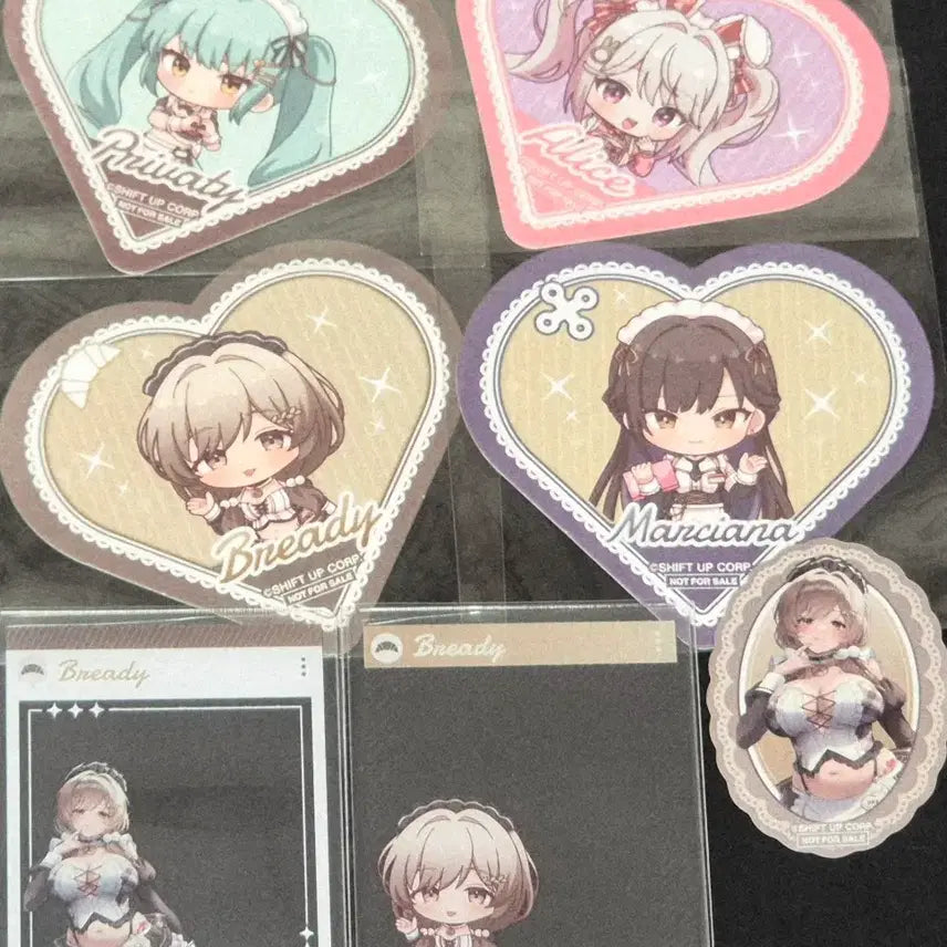 [BUNJANG] Nier: Automata x Gallery Cafe Collaboration Exclusive Coaster & Sticker Bundle Set / 니케 and gallery 콜라보카페 입장특전 코스터 스티커 일괄