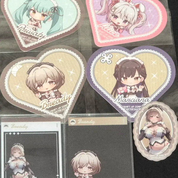 [BUNJANG] Nier: Automata x Gallery Cafe Collaboration Exclusive Coaster & Sticker Bundle Set / 니케 and gallery 콜라보카페 입장특전 코스터 스티커 일괄