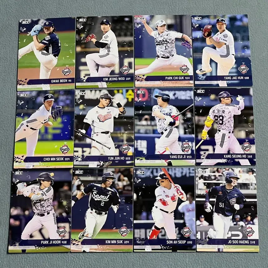 [BUNJANG] Doosan Bears 2026 KBO SCC Plus Baseball Full Set / 2026 kbo scc 플러스 두산베어스 베이스 풀세트