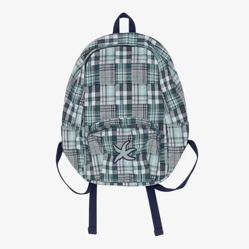 [BUNJANG] The Coldest Moment Starfish Patchwork Backpack (Green) / 더콜디스트모먼트 starfish patchwork backpack (green)
