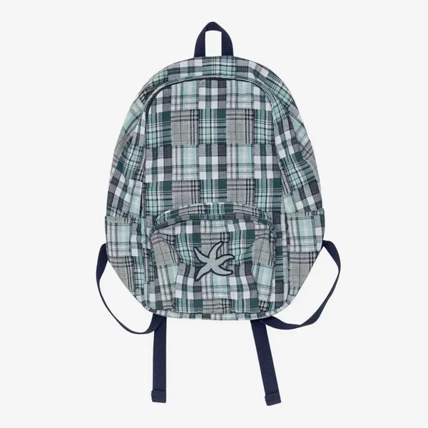 [BUNJANG] The Coldest Moment Starfish Patchwork Backpack (Green) / 더콜디스트모먼트 starfish patchwork backpack (green)