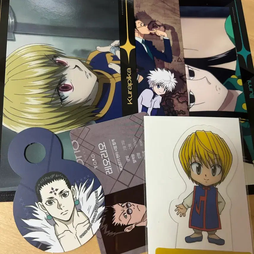 [BUNJANG] Hunter x Hunter Collaboration Cafe Goods Bundle Set / 헌터헌터 콜라보카페 굿드