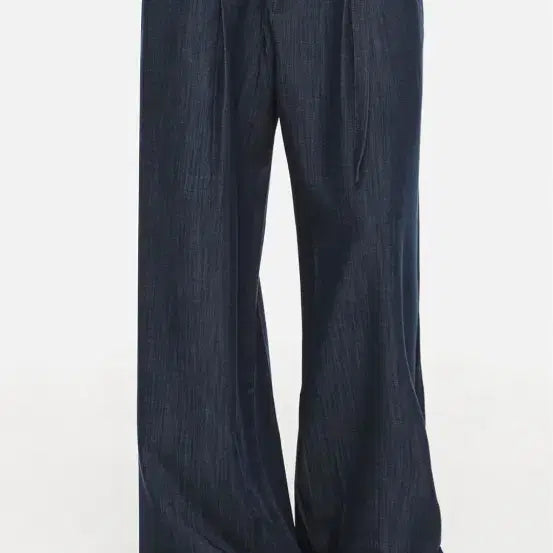[BUNJANG] DNSR Belted Drape Slacks Indigo / DNSR 벨티드 드레이프 슬랙스 인디고