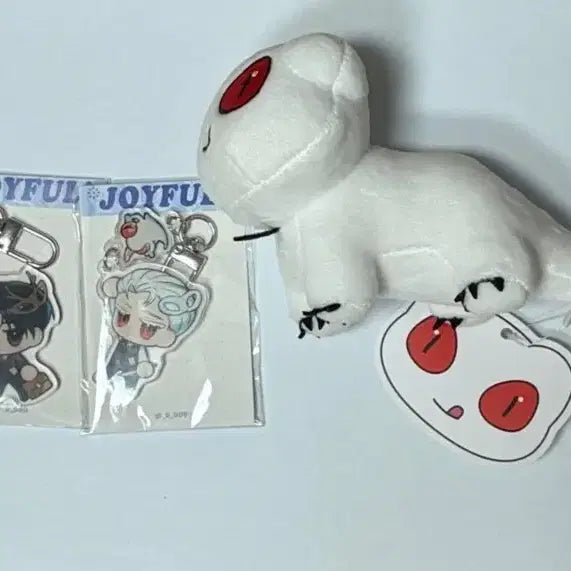 [BUNJANG] Bookstore Alarm Lizard Gerong Plush Doll & Kim Sol-eum / Lee Ja-heon Acrylic Keyrings (Unsealed) / [괴담출근] 책상위 도마뱀 친구 게롱 인형 택 포함 미개봉 김솔음 이자헌 비공식 아크릴 키링 비공굿 양도 판매 처분 급처