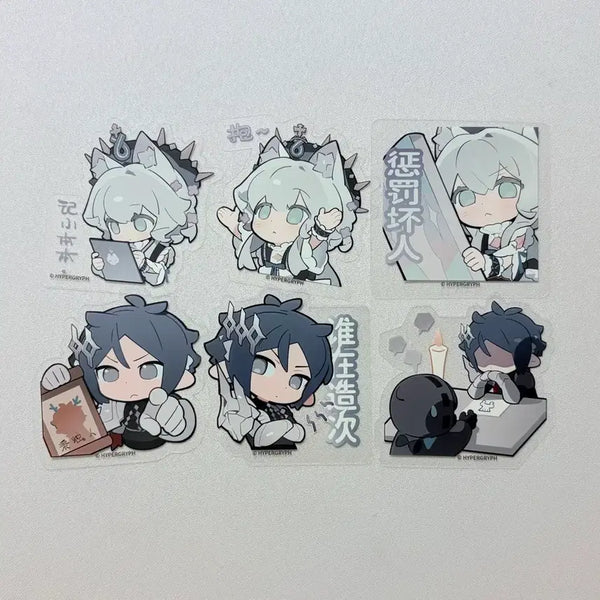 [BUNJANG] Arknights Rosemontis Zuo Rak Sticker Set / 명일방주 명방 로즈몬티스 좌락 스티커