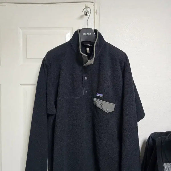 [BUNJANG] Patagonia Synchilla Lightweight Fleece Jacket Black Forge Grey L / 파타고니아 신칠라 블랙 L 포지 그레이