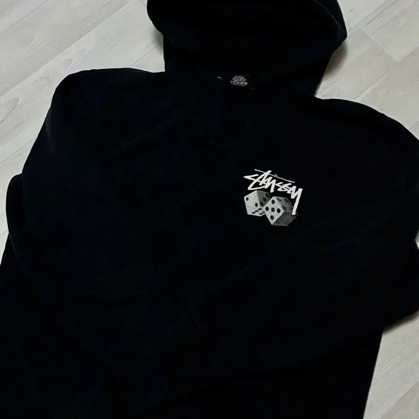 [BUNJANG] Stussy Roll the Dice Hoodie Black / 스투시 롤 더 다이스 후드 블랙