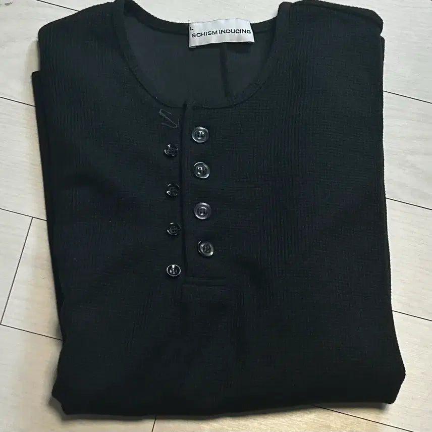 [BUNJANG] Schism Henry Neck Shirt - L / 새상품 스키즘 인듀싱 헨리넥 셔츠 L